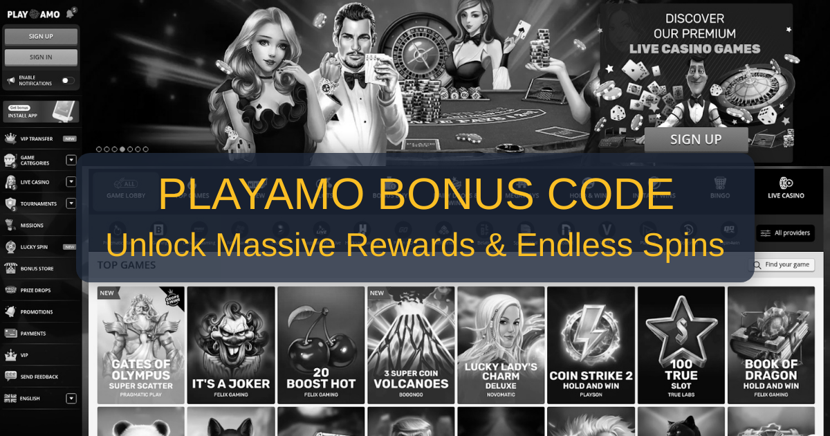 PlayAmo Bonus Code USA 2026 | Verified Casino Review